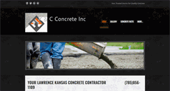 Desktop Screenshot of kandcconccrete.com