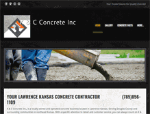 Tablet Screenshot of kandcconccrete.com